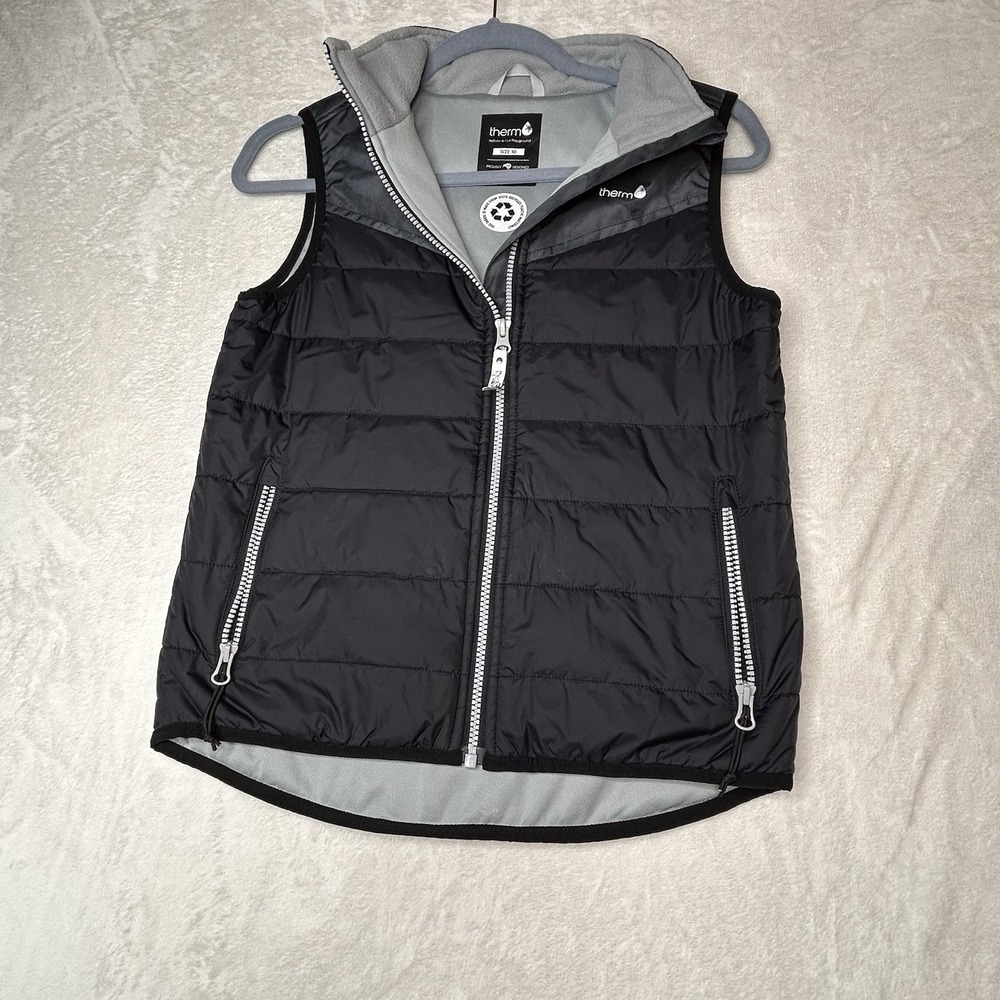 Therm Hydracloud‎ Puffer Vest Black Waterproof Windproof Vest Full Zip Boys 10
